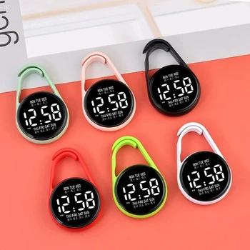 LED Elektronische Hängeuhr Nachtlicht Digitale Elektronische Hängeuhr Taschenuhr