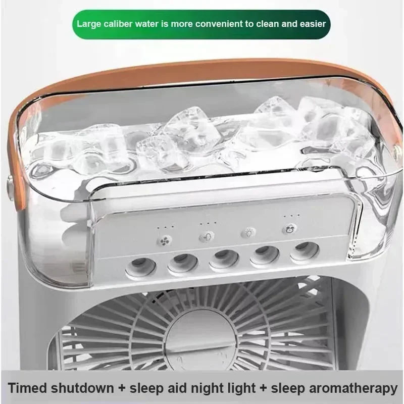 Tragbarer Luftbefeuchter-Ventilator, Klimaanlage, Haushalt – Bild 4