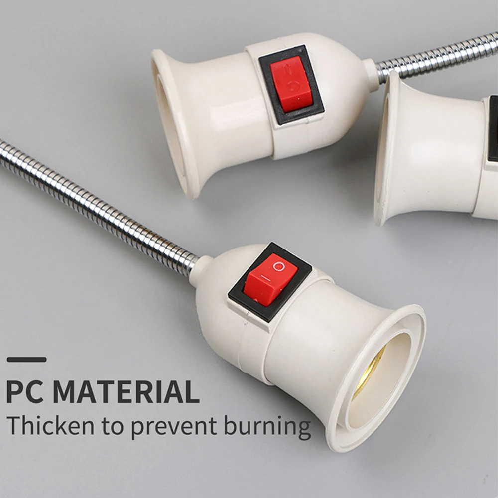 Direkt Plug-in Dreh Lampe Kopf E27 Sockel Lampe Konverter mit – Bild 3