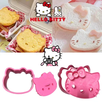 Cartoon Kawaii Hello Kitty Keksform Anime KT Katze DIY Schokoladen-Ausstechformen Backzubehör Kuchenform