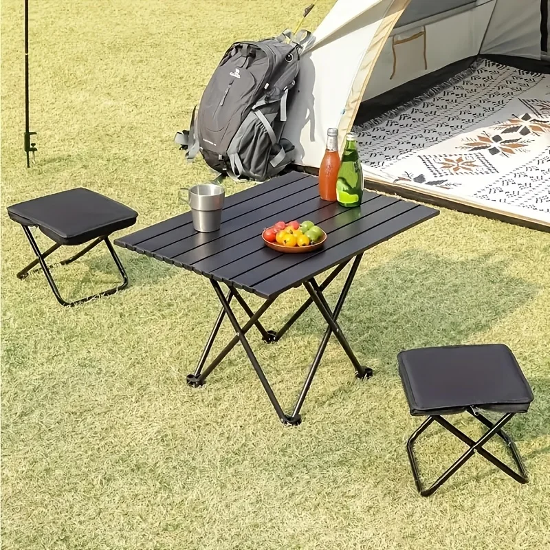Tragbarer Klapphocker Leichter Campingstuhl Faltbarer Sitz – Bild 2