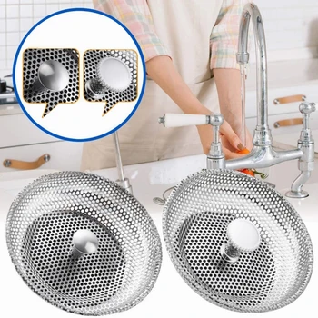 Abfall Stecker Waschbecken Sieb Edelstahl Becken Ablauf Filter Dusche Boden Kanalisation Mesh Haar Catcher