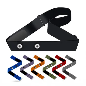 Weiches, verstellbares Herzfrequenzmesser-Ersatzarmband für Polar H1 H7 H9 H10 Coospo Wahoo Tick Garmin Magene