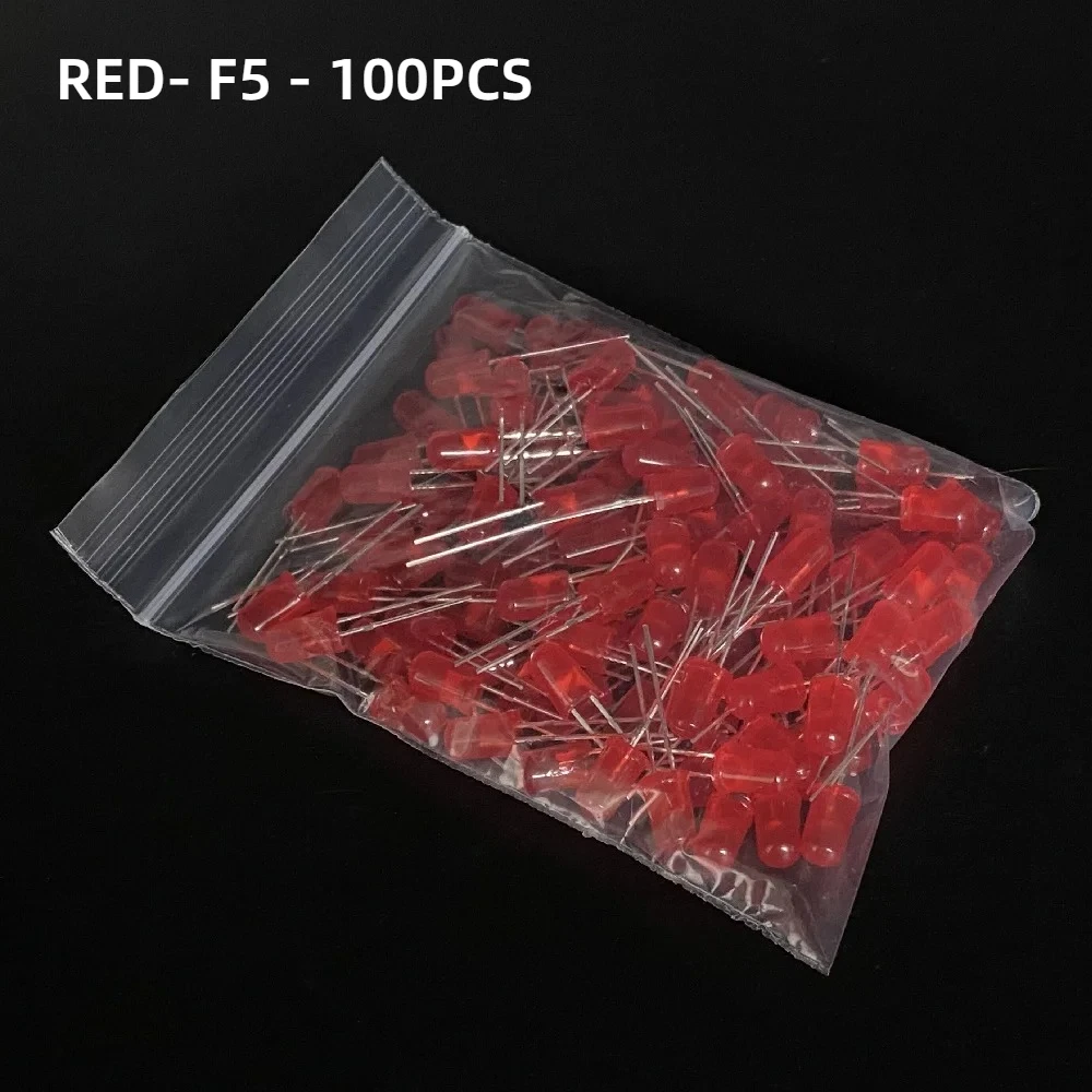 LED-Dioden-Set: Weiß, Grün, Blau, Gelb, Orange, Rot, Rosa – Bild 3