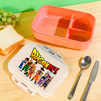 Lunchbox für Kinder mit Niedlichen Drachenmotiven, Lebensmittelbehälter für Schüler, Schule, Picknick