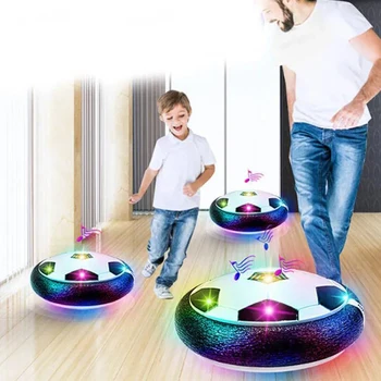 Hover Fußball-Spielzeug für Kinder, elektrischer schwimmender Fußball mit LED-Licht, Musik, Fußball