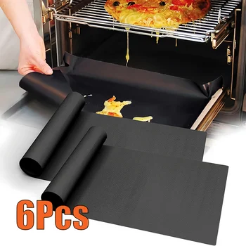 Ofen-Bottom-Einlagen, antihaftbeschichtet, für Grill, Grill, wiederverwendbar, für die Küche, Toaster, Liner