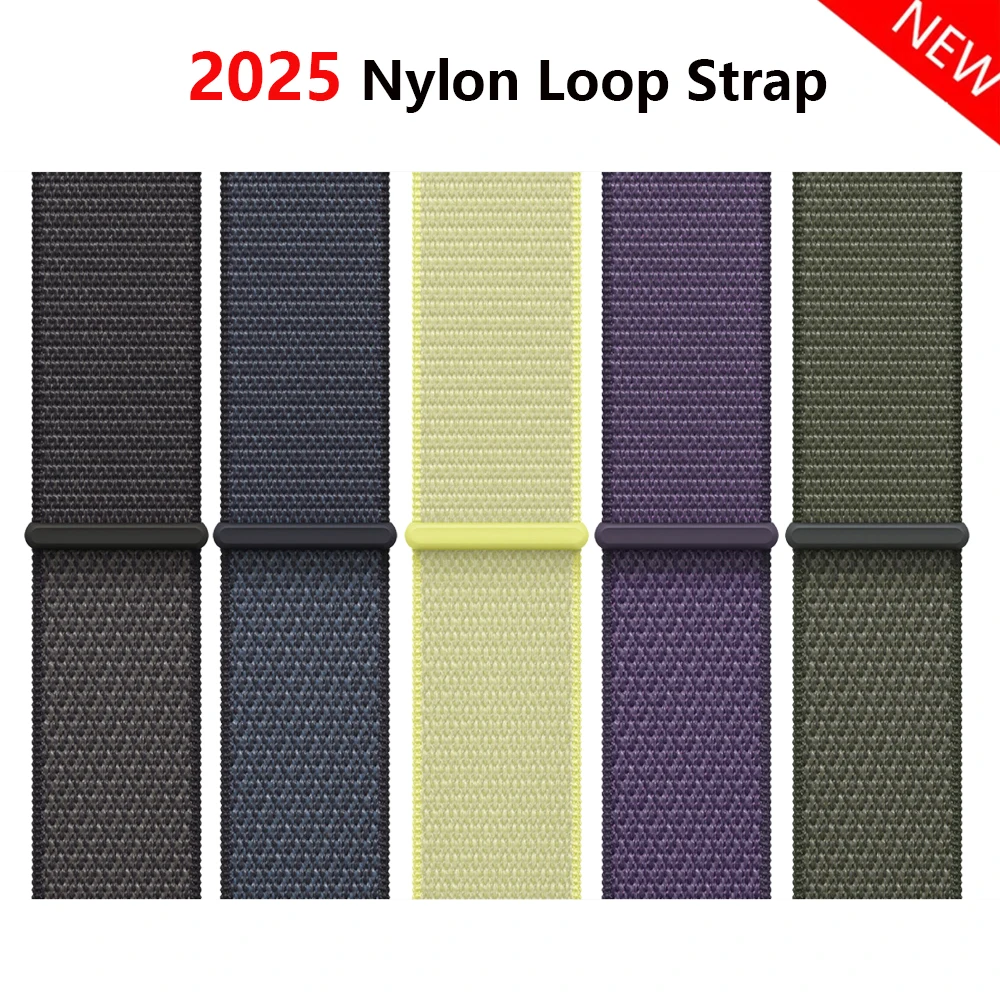 Offizielle Nylonschlaufe für Apple Watch 11 Band 42 mm 46 mm