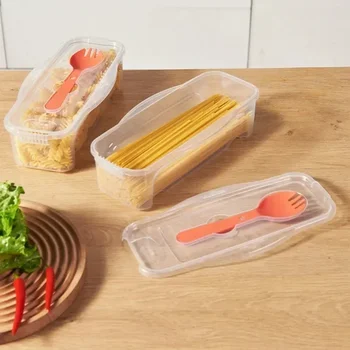 1300 ml Mikrowelle Nudelkocher Nudeln Lagerung hitzebeständige Spaghetti Nudel Kochbox Zubehör mit Sieb