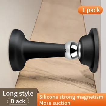 Silikon-Türstopper mit Anti-Kollisions-Funktion, Starker Magnet, Geräuschlos, Ohne Bohren, Wand