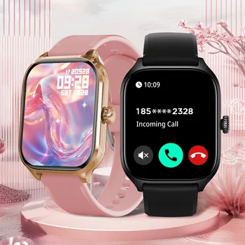 Herren-Smartwatch, Geschenk für Damen, 2,01 Zoll HD, voller Touchscreen, Sport-Fitness-Uhr, Elektronik