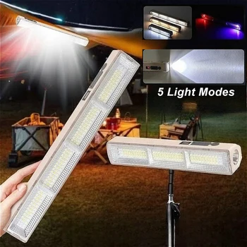 22/32/42 cm Tragbare Camping Lampe Wiederaufladbare Nacht Markt Licht Hohe Helligkeit LED Magnetische Lampe