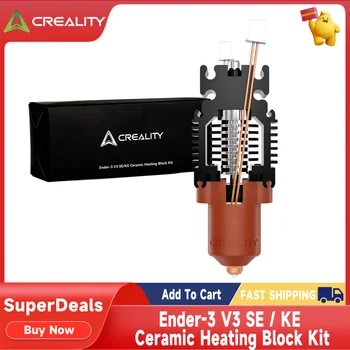 Creality Ender-3 V3 SE/KE Keramik-Heizblock-Set 600 mm/s 300 ° C Hochtemperatur 60 W 0,4 mm