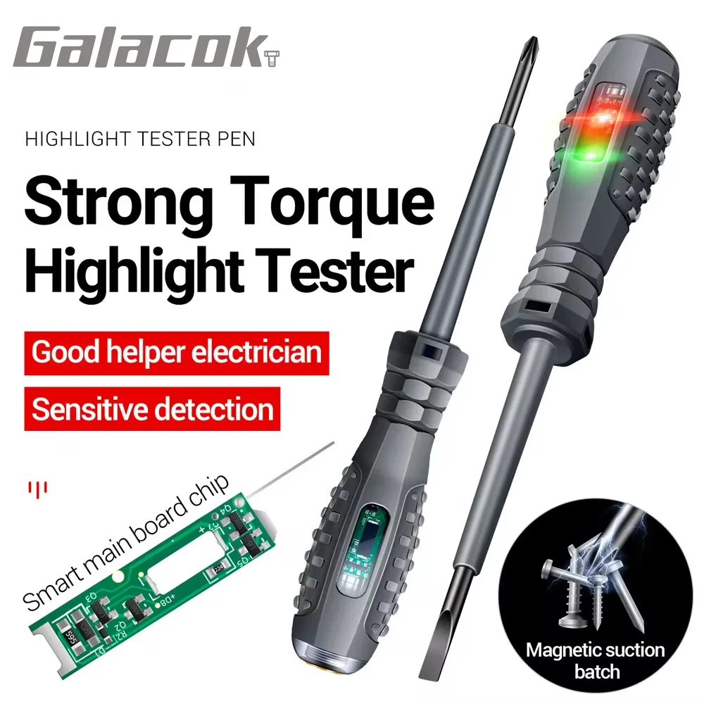 Multifunktionaler Elektriker-Testschraubendreher, AC
