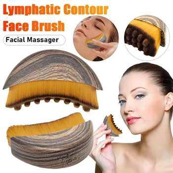 Lymphkontur-Gesichtsbürste, Lymphdrainage, reduziert Schwellungen, Linderung von Müdigkeit