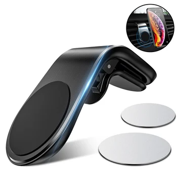 Magnetischer Autotelefonhalter, Lüftungsschlitz, Clip-Halterung, 360-Grad-Drehung, mobile Halterung