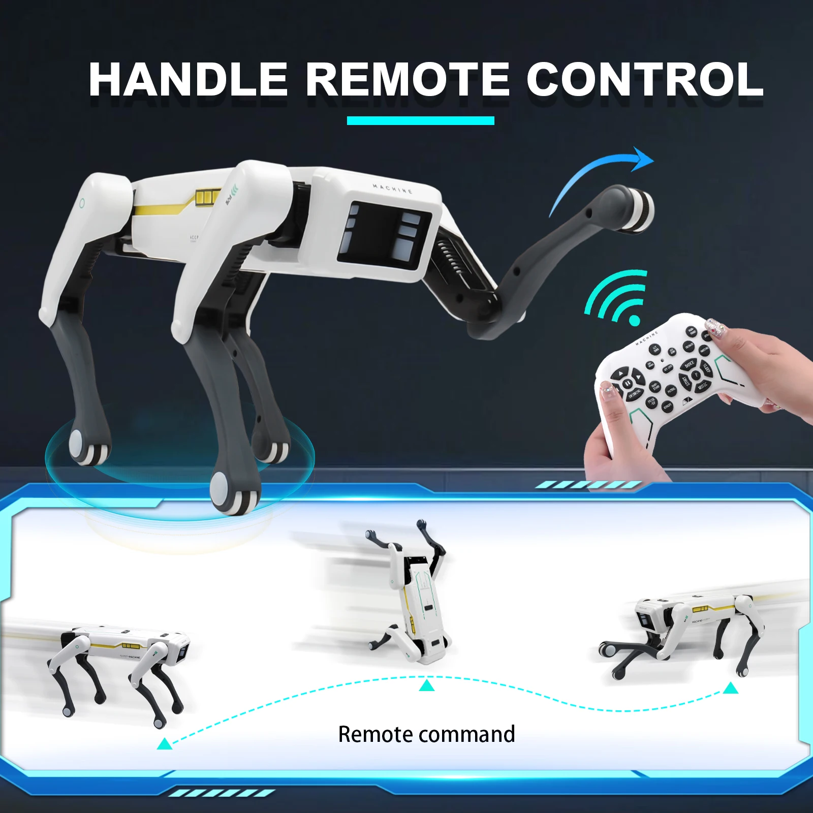 AI Simulation Roboter Hund Intelligente Maschine Hund Sprach – Bild 4