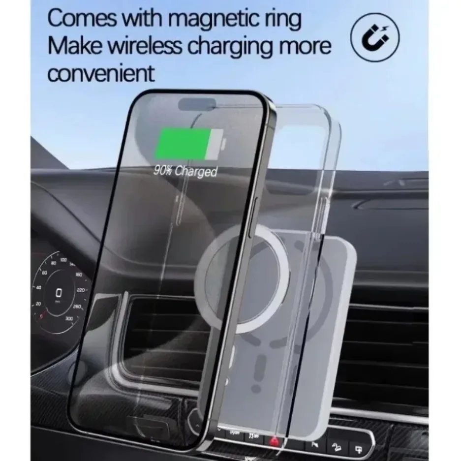 Magnetisches kabelloses Auto-Ladegerät für Lüftungsschlitze – Bild 3