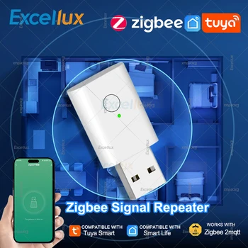 ZigBee 3.0 Signal Repeater USB Signal Verstärker Extender Funktioniert mit Tuya ZigBee Gateway Hub Smart Home