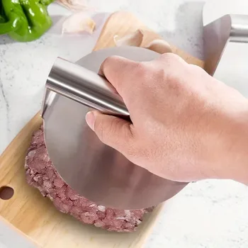 Smash Burgerpresse aus Edelstahl | Robuste Patty Maker- und Smasher-Form zum Grillen und Grillen in der Küche