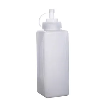 Plastik-Quetschflasche mit Großem Kaliber, für Marmelade, Salatdressing, Essig, Ketchup, Soße