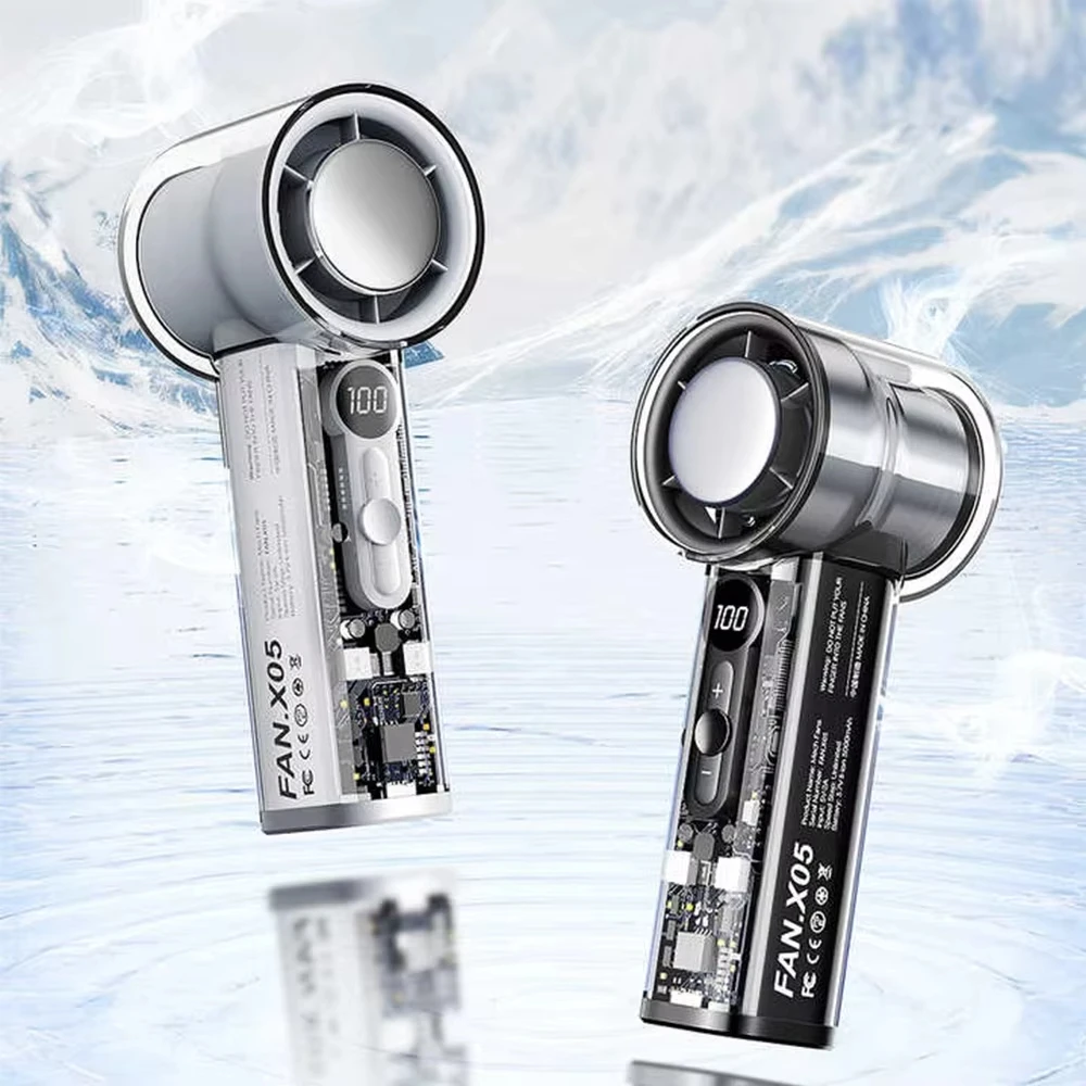 Hochgeschwindigkeits-Kühlventilator USB-Aufladung Tragbarer – Bild 2