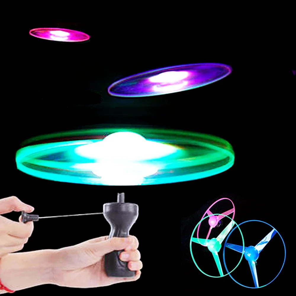 Leuchtende Fliegende Scheibe Propeller-Spielzeug