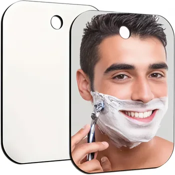 1 stücke Acryl Spiegel Mit Wand Saug Dusche Spiegel Für Mann Rasieren Frauen Make-Up Tragbare Reise Bad