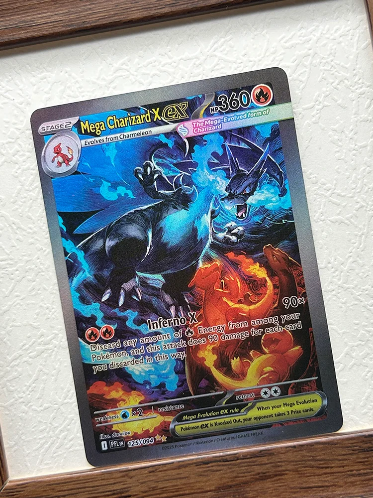 DIY PTCG Bewertungskarte Einzelkarte 2025 PFL EN MEGA – Bild 3