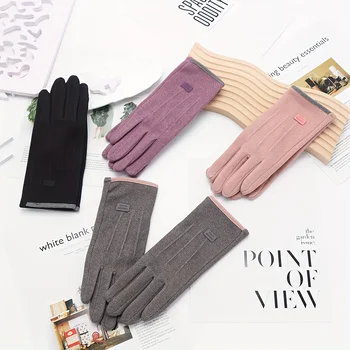 Winter-Touchscreen-Handschuhe für Damen, modische und warme Strickhandschuhe