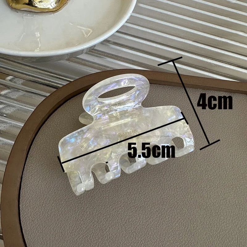 5,5 cm lange Haarspangen aus Acetat, rote Haarspangen für – Bild 6
