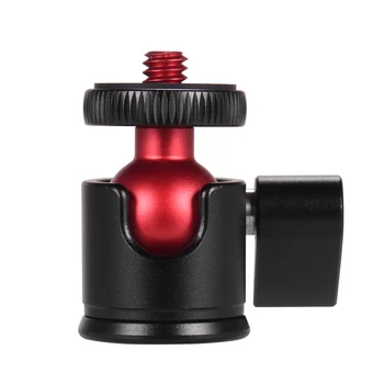 Andoer Mini-Stativ-Kugelkopf, 360-Grad-Drehung für DSLR-Kamera, U-förmiges Steckplatz-Design