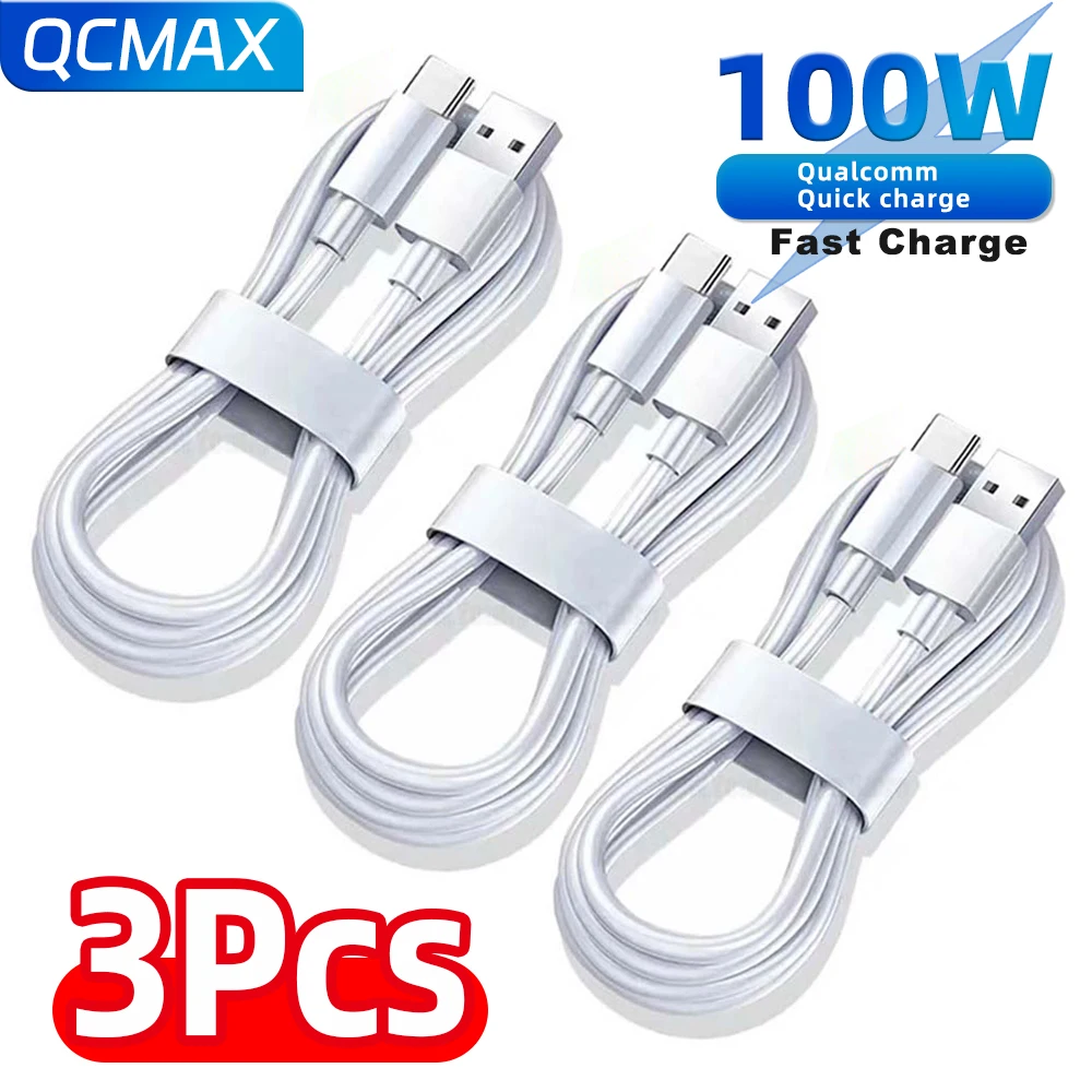 USB-C Schnellladekabel 100 W, 10 A, Lade- und Datenkabel