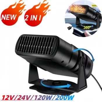 Dual Mode Tragbare 12 V 24 V Auto Heizung Schnelle Heizung Windschutzscheibe Defroster Demister Anti Nebel