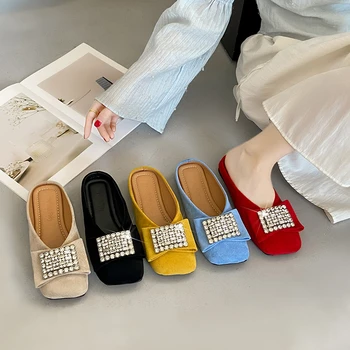 Berühmte Marke Frühling Retro Einzelnen Schuhe Bequeme Gummi Unten Damen Sandalen Breitere Zehen Box Ballerina