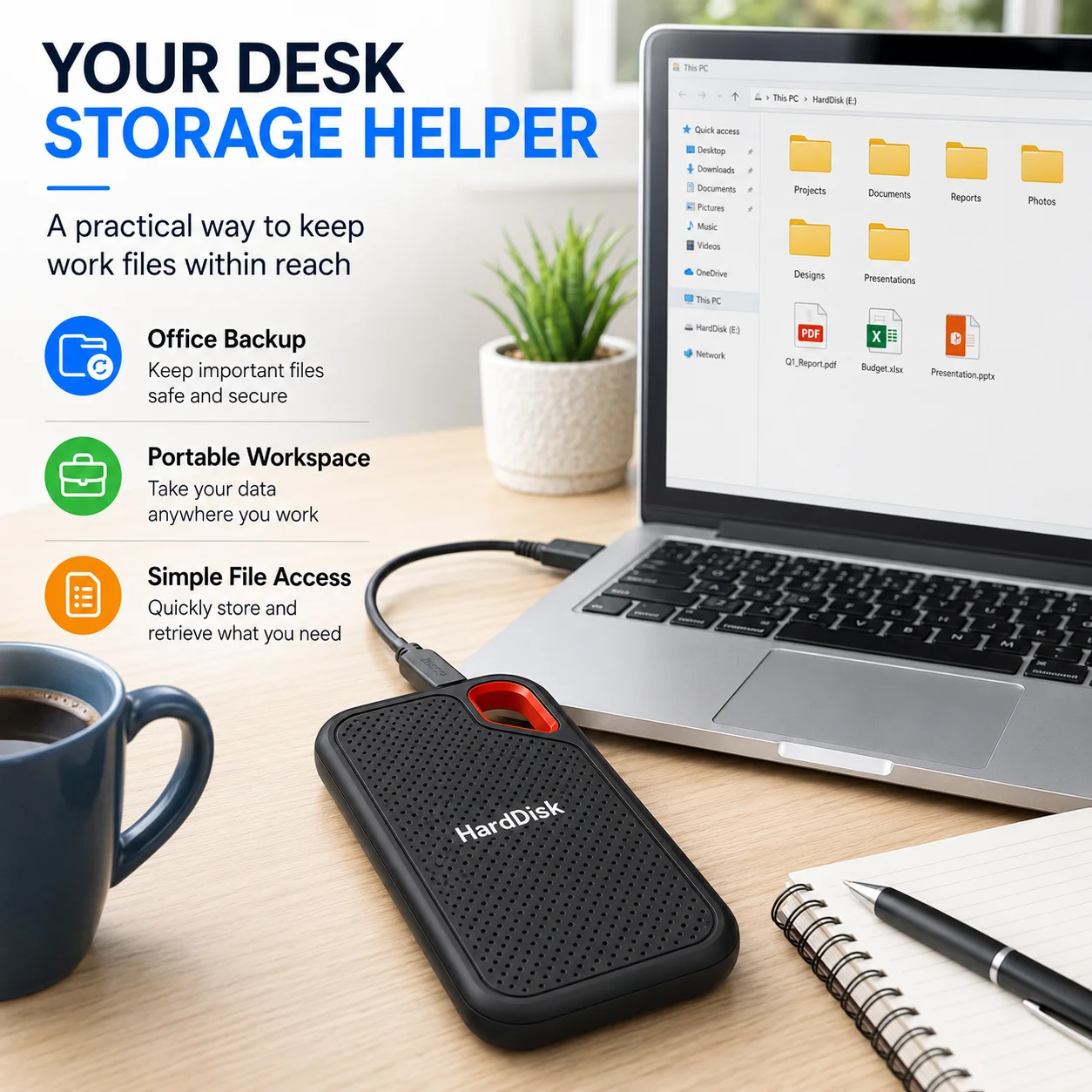 1TB Externe Festplatte 2TB Tragbare SSD – Bild 4
