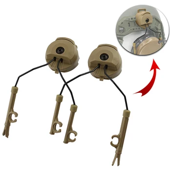 Taktische Headset-Halterung Fast Ops Core Helm ARC Rail Adapter-Set passend für Comtac II Series Noise