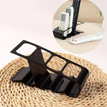 4-Slot-Fernbedienungshalter, robuster Schreibtisch-Organizer aus Kunststoff, ergonomisch, platzsparend