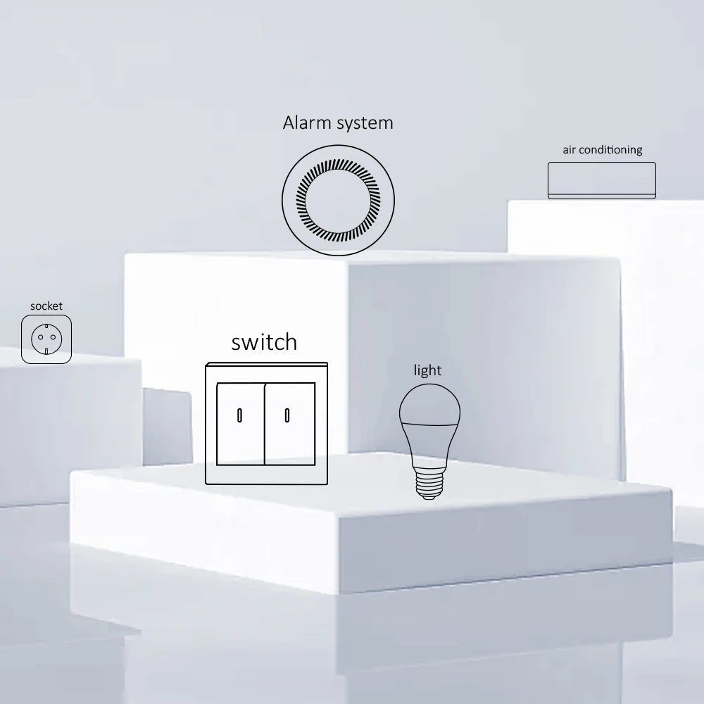 Tuya WiFi Smart Tür- und Fenstersensor Drahtloser – Bild 4