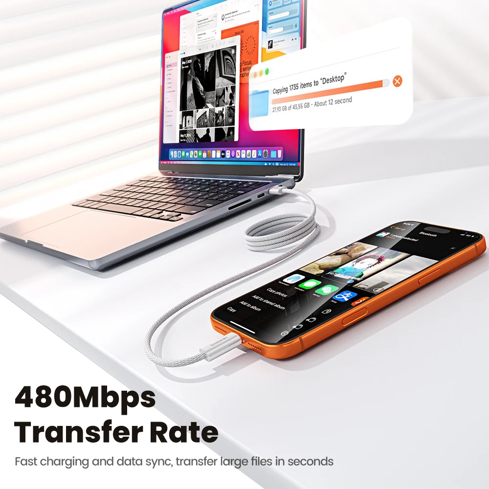 USB-A auf USB-C Kabel 66 W, 6 A – Bild 3