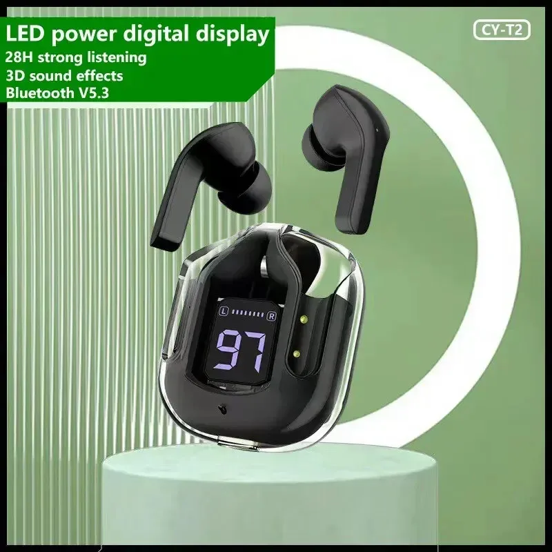 Original t2 drahtlose Bluetooth-Kopfhörer transparente – Bild 3