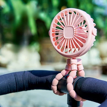 Ventilator für Warenkorb-Kinderwagen-Ventilatoren, tragbarer Außenventilator zum Anklipsen für Babys, 600 mAh