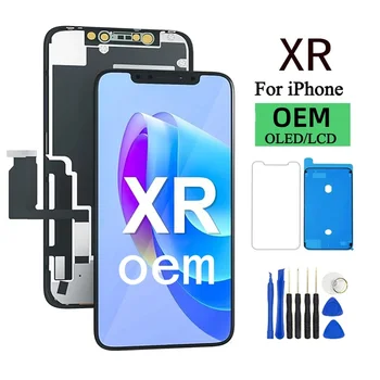 100 % ausgezeichnete OLED Pantalla für iPhone XR LCD Display Touchscreen Digitizer Montage für iPhone XR LCD