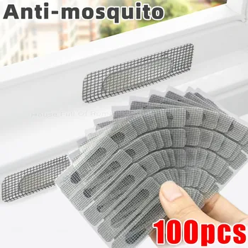 Fenster-Fliegengitter-Reparaturset: Unsichtbarer Aufkleber für Abluftgitter, Fenster und Türen