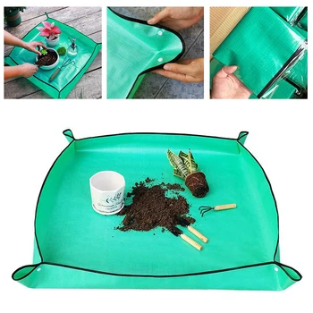 Pflanzmatte 50 cm-100 cm Gartenarbeit Blumentopf Pad Faltbare Garten Pflanze Blumentopf Umpflanzen