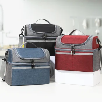 Lunchbox für Herren, robuste Outdoor-Lunchtaschen, Arbeit, auslaufsicher, isoliert, langlebig