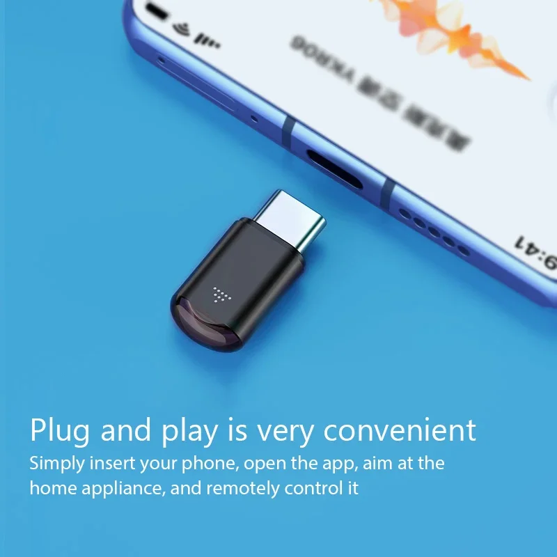 Mini Adapter USB Typ C Smart IR Fernbedienung Telefon APP – Bild 3