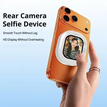 Mini Kabelloser Telefon-Selfie-Monitor Tragbarer Rückkamera-Monitor mit Magnet für Selfie Vlog