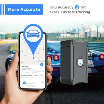 5m Genauigkeit GPS Tracker Remote Tracking Vehicle Anti-Diebstahl für Auto LKW Motorrad Rinder