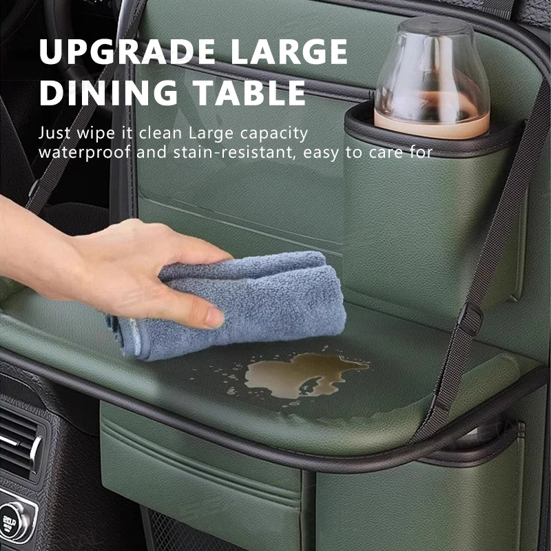 SEAMETAL Auto Rücksitz Tisch Lagerung Tasche Klapptisch – Bild 5